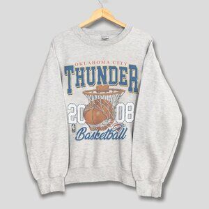 Vintage Oklahoma City Thunder Basketball Sweatshirt, Retro Thunder NBA Shirt Tee